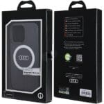 Audi IML Big Logo MagSafe Black Hardcase AU-IMLMIP13P-Q5/D2-BK Kryt iPhone 13/13 Pro