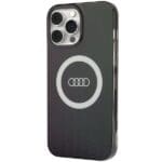 Audi IML Big Logo MagSafe Black Hardcase AU-IMLMIP13PM-Q5/D2-BK Kryt iPhone 13 Pro Max