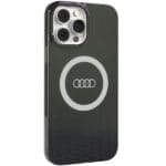 Audi IML Big Logo MagSafe Black Hardcase AU-IMLMIP13PM-Q5/D2-BK Kryt iPhone 13 Pro Max
