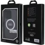 Audi IML Big Logo MagSafe Black Hardcase AU-IMLMIP14P-Q5/D2-BK Kryt iPhone 14 Pro