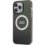 Audi IML Big Logo MagSafe Black Hardcase AU-IMLMIP14PM-Q5/D2-BK Kryt iPhone 14 Pro Max