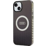 Audi IML Big Logo MagSafe Black Hardcase AU-IMLMIP15M-Q5/D2 Kryt iPhone 14 Plus/15 Plus