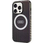 Audi IML Big Logo MagSafe Black Hardcase AU-IMLMIP15P-Q5/D2-BK Kryt iPhone 15 Pro