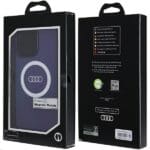 Audi IML Big Logo MagSafe Navy Blue Hardcase AU-IMLMIP14PM-Q5/D Kryt iPhone 14 Pro Max