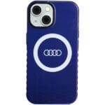 Audi IML Big Logo MagSafe Navy Blue Hardcase AU-IMLMIP15-Q5/D Kryt iPhone 13/14/15