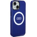 Audi IML Big Logo MagSafe Navy Blue Hardcase AU-IMLMIP15-Q5/D Kryt iPhone 13/14/15