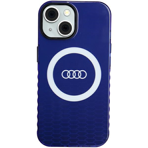 Audi IML Big Logo MagSafe Navy Blue Hardcase AU-IMLMIP15-Q5/D Kryt iPhone 13/14/15