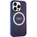 Audi IML Big Logo MagSafe Navy Blue Hardcase AU-IMLMIP15P-Q5/D2-BE Kryt iPhone 15 Pro