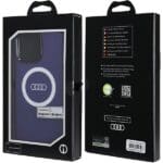 Audi IML Big Logo MagSafe Navy Blue Hardcase AU-IMLMIP15PM-Q5/D Kryt iPhone 15 Pro Max