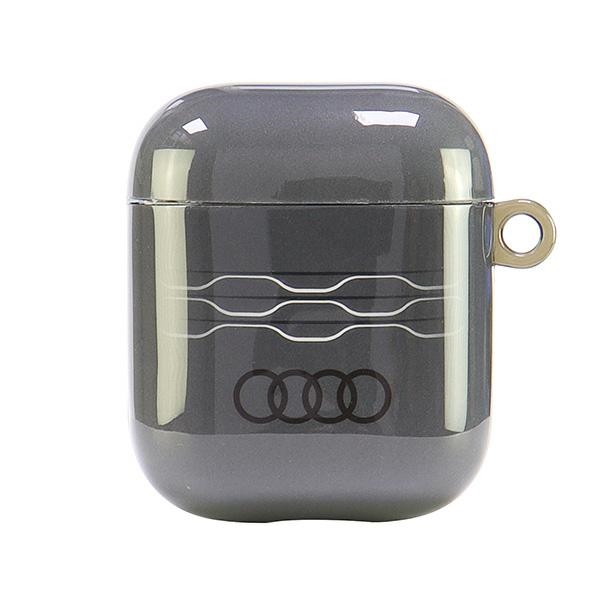 Audi IML Geometric Pattern Cover Gray AU-IMLAP-A6/D3-GY Kryt AirPods Pro/Pro 2