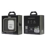 Audi IML Geometric Pattern Cover White AU-IMLAP-A6/D3-WE Kryt AirPods Pro/Pro 2