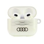 Audi IML Geometric Pattern Cover White AU-IMLAP3-A6/D3-WE Kryt AirPods 3