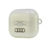 Audi IML Geometric Pattern Cover White AU-IMLAP3-A6/D3-WE Kryt AirPods 3