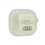 Audi IML Geometric Pattern Cover White AU-IMLAP3-A6/D3-WE Kryt AirPods 3