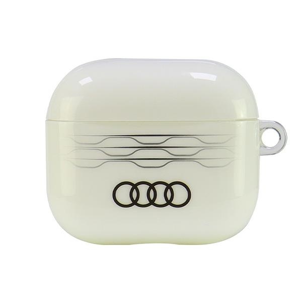 Audi IML Geometric Pattern Cover White AU-IMLAP3-A6/D3-WE Kryt AirPods 3
