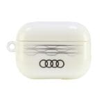 Audi IML Geometric Pattern Cover White AU-IMLAPP2-A6/D3-WE Kryt AirPods Pro 2