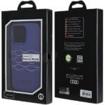 Audi IML MagSafe Navy Blue Hardcase AU-IMLMIP13P-A6/D3-BE Kryt iPhone 13/13 Pro