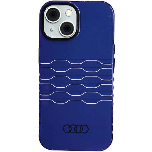 Audi IML MagSafe Navy Blue Hardcase AU-IMLMIP15-A6/D3-BE Kryt iPhone 13/14/15