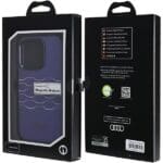 Audi IML MagSafe Navy Blue Hardcase AU-IMLMIP15P-A6/D3-BE Kryt iPhone 15 Pro
