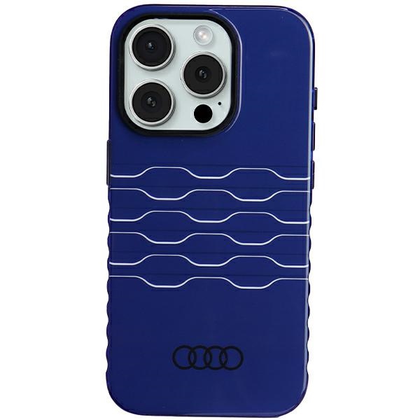 Audi IML MagSafe Navy Blue Hardcase AU-IMLMIP15P-A6/D3-BE Kryt iPhone 15 Pro