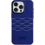 Audi IML MagSafe Navy Blue Hardcase AU-IMLMIP15PM-A6/D3-BE Kryt iPhone 15 Pro Max