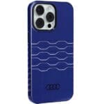 Audi IML MagSafe Navy Blue Hardcase AU-IMLMIP15PM-A6/D3-BE Kryt iPhone 15 Pro Max
