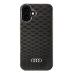 Audi IML Stitching Pattern MagSafe Black Hardcase AU-IMLMIP16M-Q5/D3-BK Kryt iPhone 16 Plus