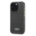 Audi IML Stitching Pattern MagSafe Black Hardcase AU-IMLMIP16P-Q5/D3-BK Kryt iPhone 16 Pro