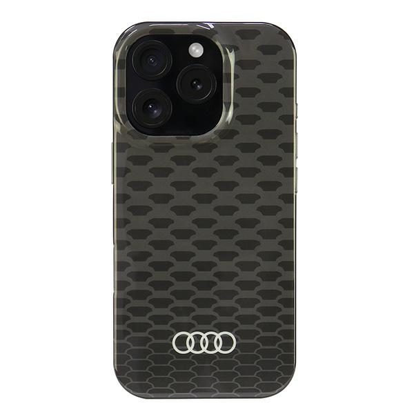 Audi IML Stitching Pattern MagSafe Black Hardcase AU-IMLMIP16P-Q5/D3-BK Kryt iPhone 16 Pro
