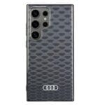 Audi IML Stitching Pattern MagSafe S928 Black Hardcase AU-IMLMU-Q5/D3-BK Kryt Samsung Galaxy S24 Ultra