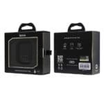 Audi Leather Big Logo Cover Black AU-AP-GT/D3-BK Kryt AirPods Pro/Pro 2