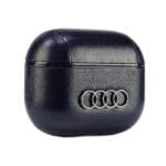 Audi Leather Big Logo Cover Black AU-AP3-GT/D3-BK Kryt AirPods 3