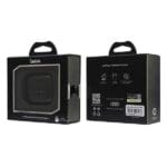 Audi Leather Big Logo Cover Black AU-AP3-GT/D3-BK Kryt AirPods 3