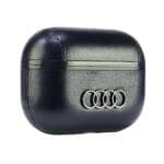 Audi Leather Big Logo Cover Black AU-APP2-GT/D3-BK Kryt AirPods Pro 2