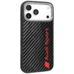 Audi R8 Carbon Fiber MagSafe Black Kryt iPhone 17 Pro Max