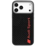 Audi R8 Carbon Fiber MagSafe Black Kryt iPhone 17 Pro Max