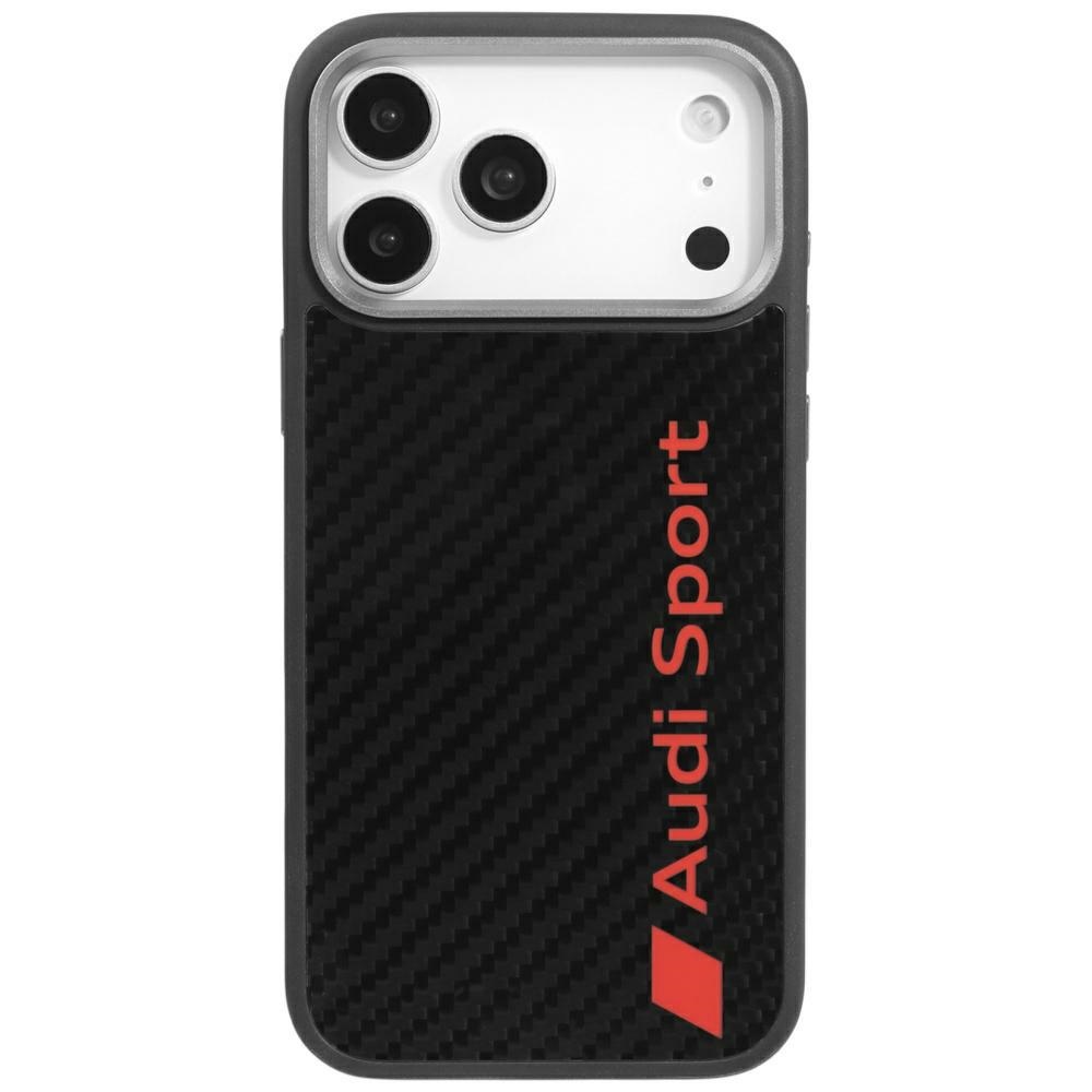 Audi R8 Carbon Fiber MagSafe Black Kryt iPhone 17 Pro Max