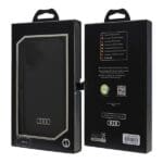 Audi Silicone Black Hardcase AU-LSRIP16-Q3/D1-BK Kryt iPhone 16