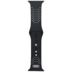Audi Strap Geometric Pattern Silicone Watch Strap Apple Watch SE/11/10/9/8/7/6/5/4/3 (42/41/40/38mm) Black