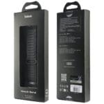 Audi Strap Logo Synthetic Leather Magnetic Ring Apple Watch SE/11/10/9/8/7/6/5/4/3 (42/41/40/38mm) Black