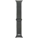 Audi Strap Logo Synthetic Leather Magnetic Ring Apple Watch SE/11/10/9/8/7/6/5/4/3/Ultra 1/2/3 (44/45/46/49mm) Black