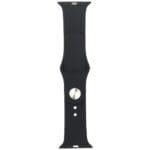 Audi Strap Sport Red Logo Silicone Watch Strap Apple Watch SE/11/10/9/8/7/6/5/4/3 (42/41/40/38mm)Black