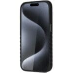 Audi Synthetic Leather MagSafe Black Hardcase AU-TPUPCMIP15P-GT/D3-BK Kryt iPhone 15 Pro