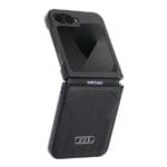 Audi Synthetic Leather MagSafe F741 Black Hardcase AU-TPUPCFlip6-Q5/D1-BK Kryt Samsung Galaxy Z Flip 6