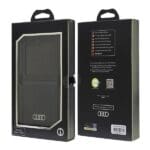 Audi Synthetic Leather MagSafe F741 Black Hardcase AU-TPUPCFlip6-Q5/D1-BK Kryt Samsung Galaxy Z Flip 6