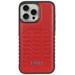 Audi Synthetic Leather MagSafe Red Hardcase AU-TPUPCMIP15PM-GT/D3-RD Kryt iPhone 15 Pro Max