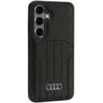 Audi Synthetic Leather MagSafe S921 Black Hardcase AU-TPUPCM-Q5/D1-BK Kryt Samsung Galaxy S24