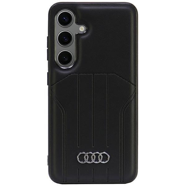 Audi Synthetic Leather MagSafe S921 Black Hardcase AU-TPUPCM-Q5/D1-BK Kryt Samsung Galaxy S24