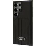 Audi Synthetic Leather MagSafe S928 Black Hardcase AU-TPUPCMU-Q5/D1-BK Kryt Samsung Galaxy S24 Ultra