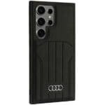 Audi Synthetic Leather MagSafe S928 Black Hardcase AU-TPUPCMU-Q5/D1-BK Kryt Samsung Galaxy S24 Ultra